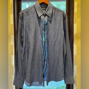 Giorgio Armani blue dress shirt